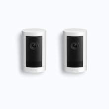 White:2-Pack Outdoor Camera Plus Battery (Featuring 2K Video with Ring Vision)