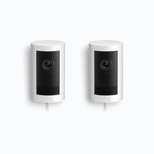 White:2-Pack Outdoor Camera Plus Plug-in (Featuring 2K Video with Ring Vision)