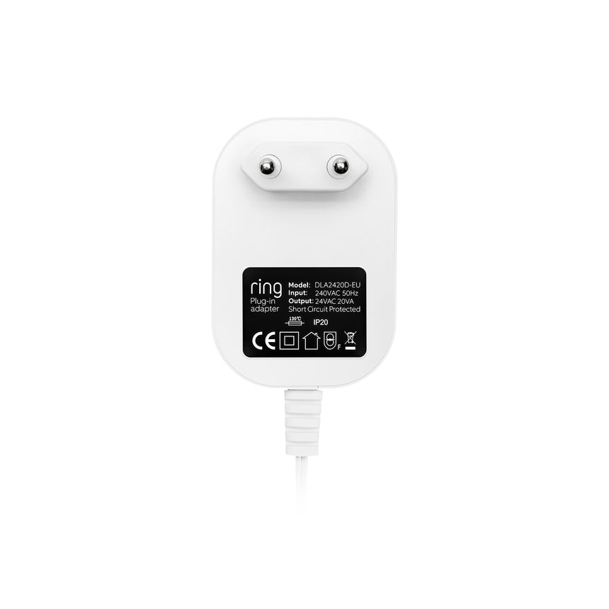 Plug-In Adapter 1st Gen (Video Doorbell Wired, Video Doorbell Pro, Video Doorbell Pro 2)
