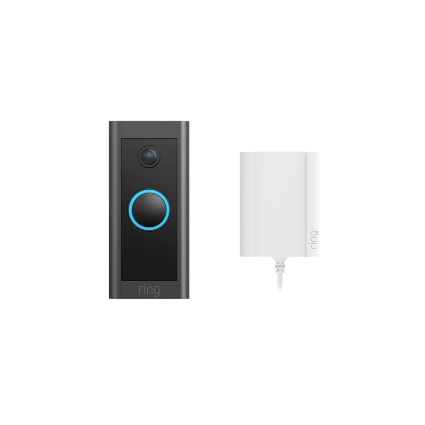 Video Doorbell Wired with Plug-In Adapter